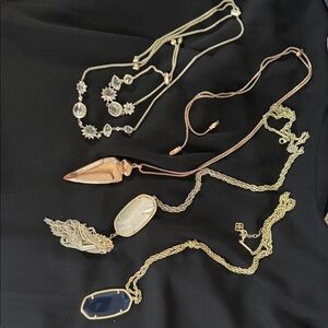 Kendra Scott Gold and Blue Pendant Necklace Collection